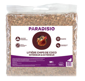 Paradisio - Litière Chips de Coco pour Basse Cour - 100L