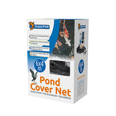Superfish - Filet de Protection 6x4m +10 Piquets pour Bassin