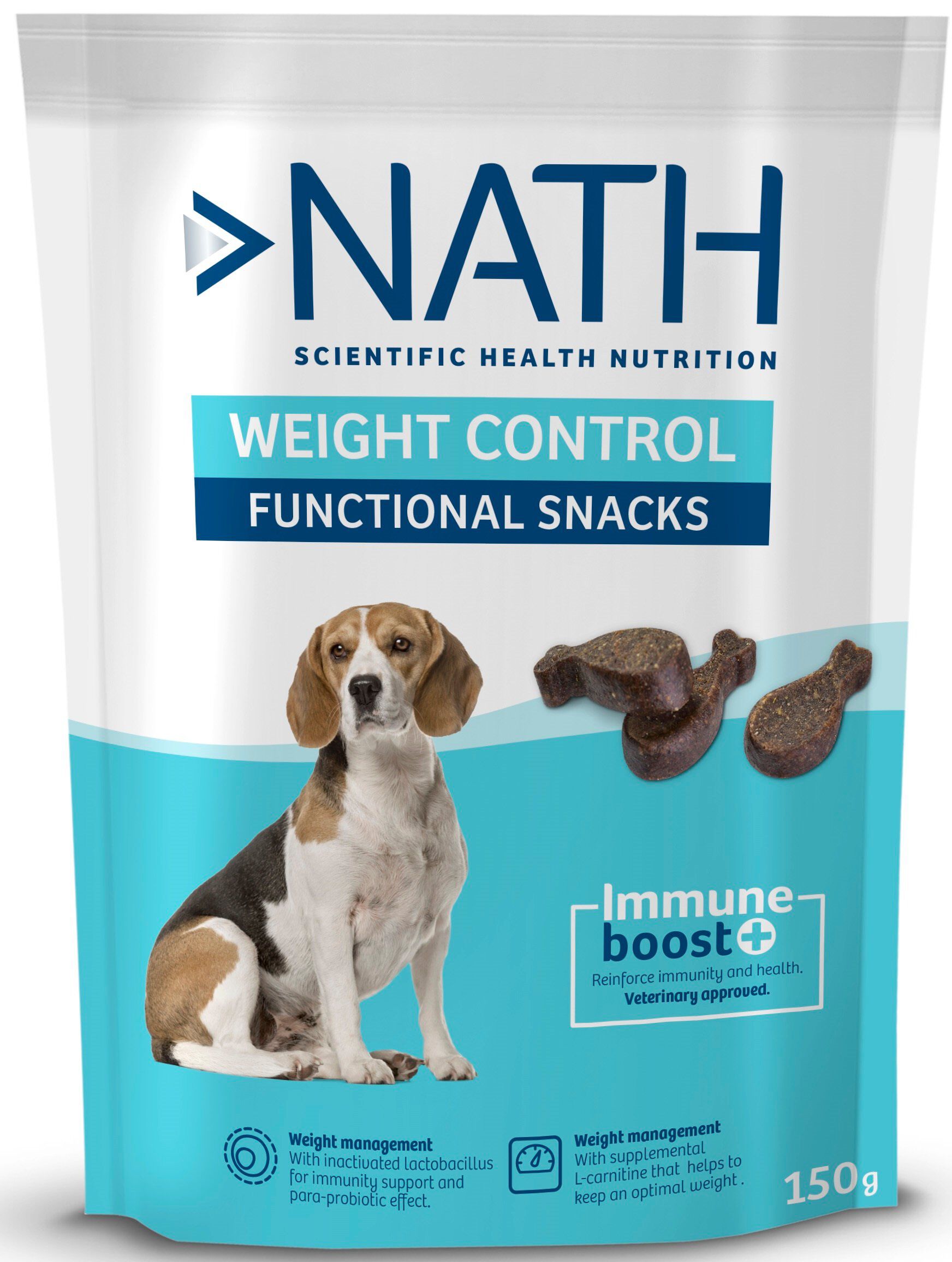 Nath - Friandises Weight Control Immune boost+ pour Chiens - 150g Image num&eacute;ro 1