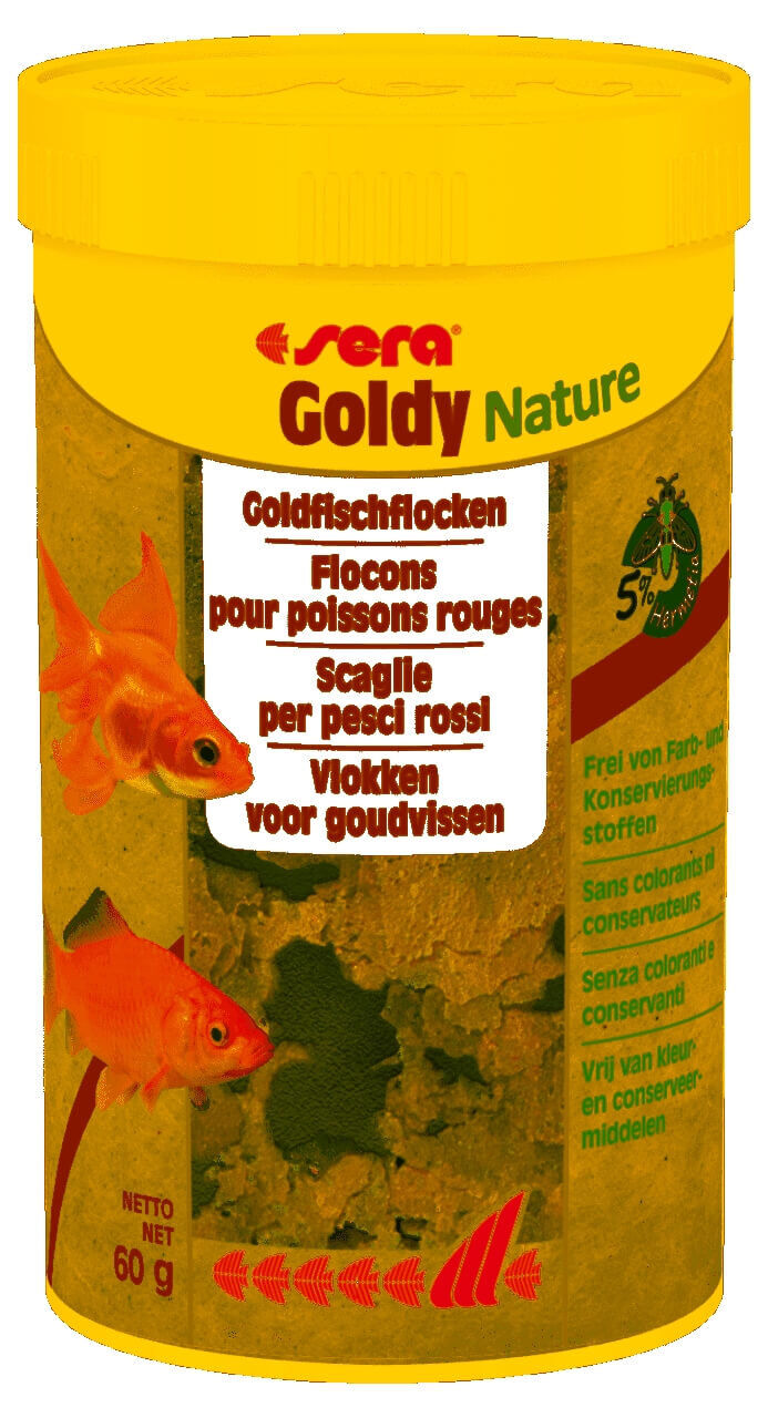 Sera - Aliment Goldy Nature en Flocons pour Poisson Rouge - 250ml/60g Image num&eacute;ro 1