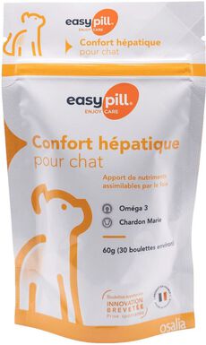 Osalia - Complément Easypill Confort Hépatique pour Chats - 60g