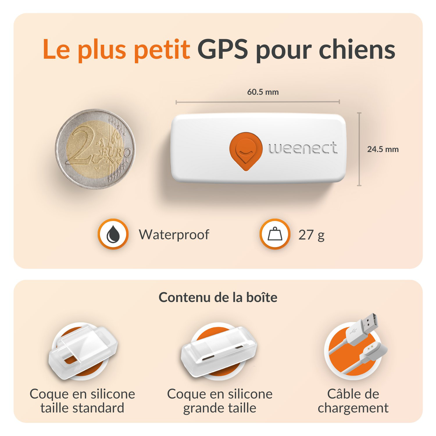 Weenect - Traceur GPS L/XL Edition 2023 pour Chiens - Blanc Image num&eacute;ro 15