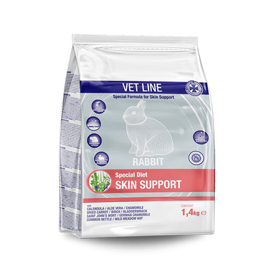 Cunipic - Aliment Vet Line Skin Support pour Lapins 1.4 kg