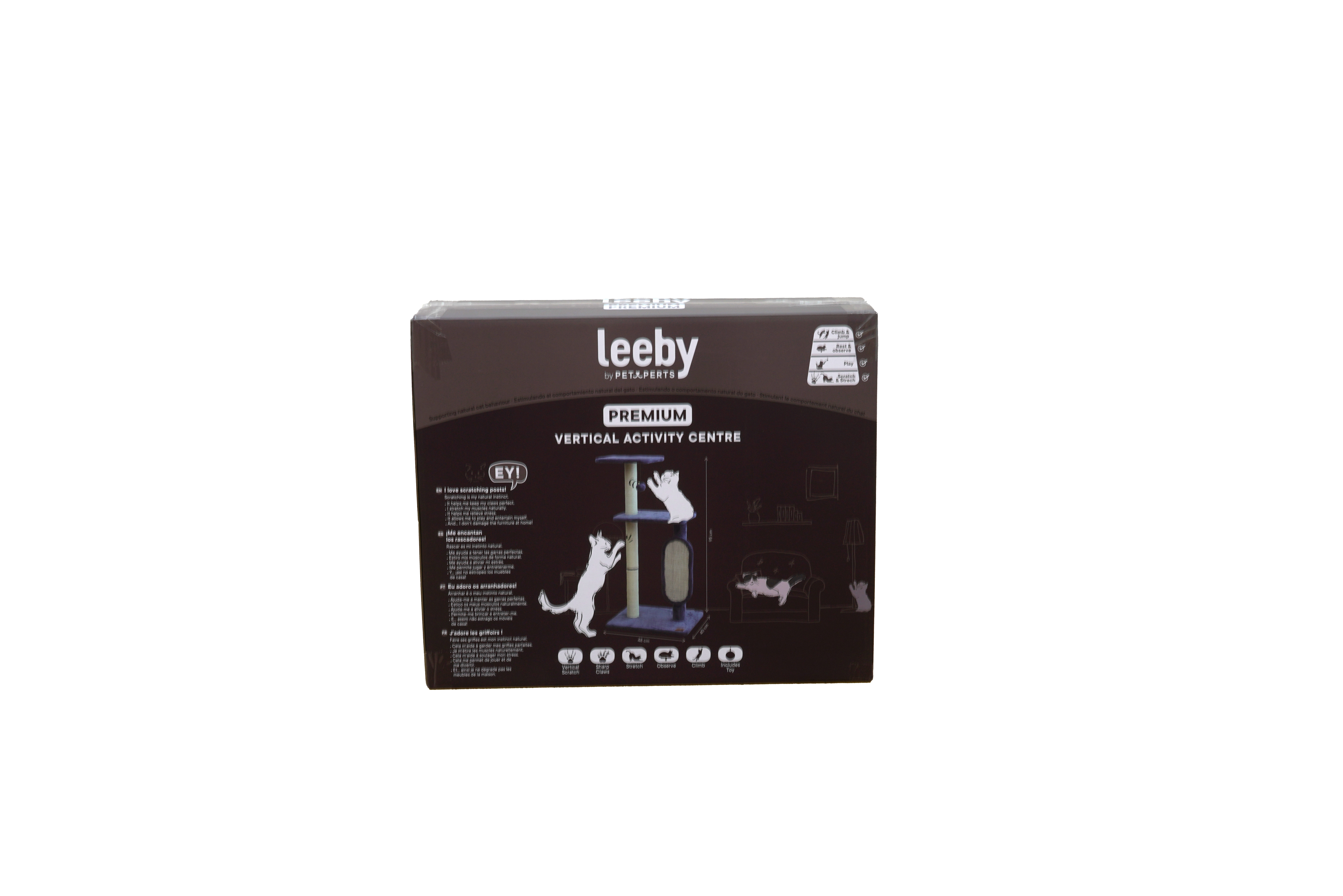 Leeby - Arbre &agrave; Chat Voltaire - 48x40x95cm Image num&eacute;ro 10