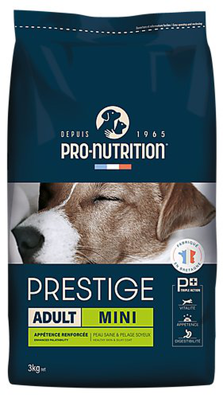 Pro-nutrition - Croquettes Prestige Mini Adult pour Chiens - 3Kg image number null