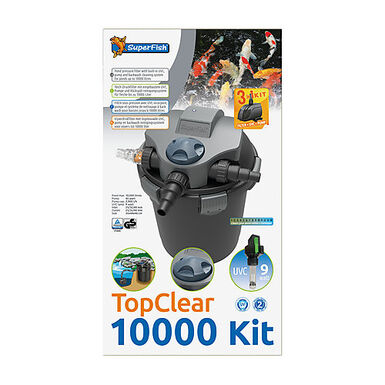 Superfish - Kit 3 en 1 TopClear 10000 pour Bassin