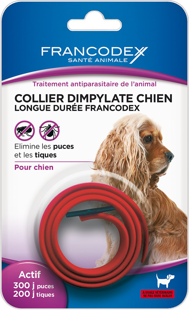 Francodex - Collier Dimpylate &Eacute;limine les Puces 300 Jours pour Chien Image num&eacute;ro 3