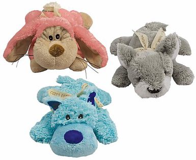 KONG - Jouet en Peluche Cozies Pastels pour Chiens - M