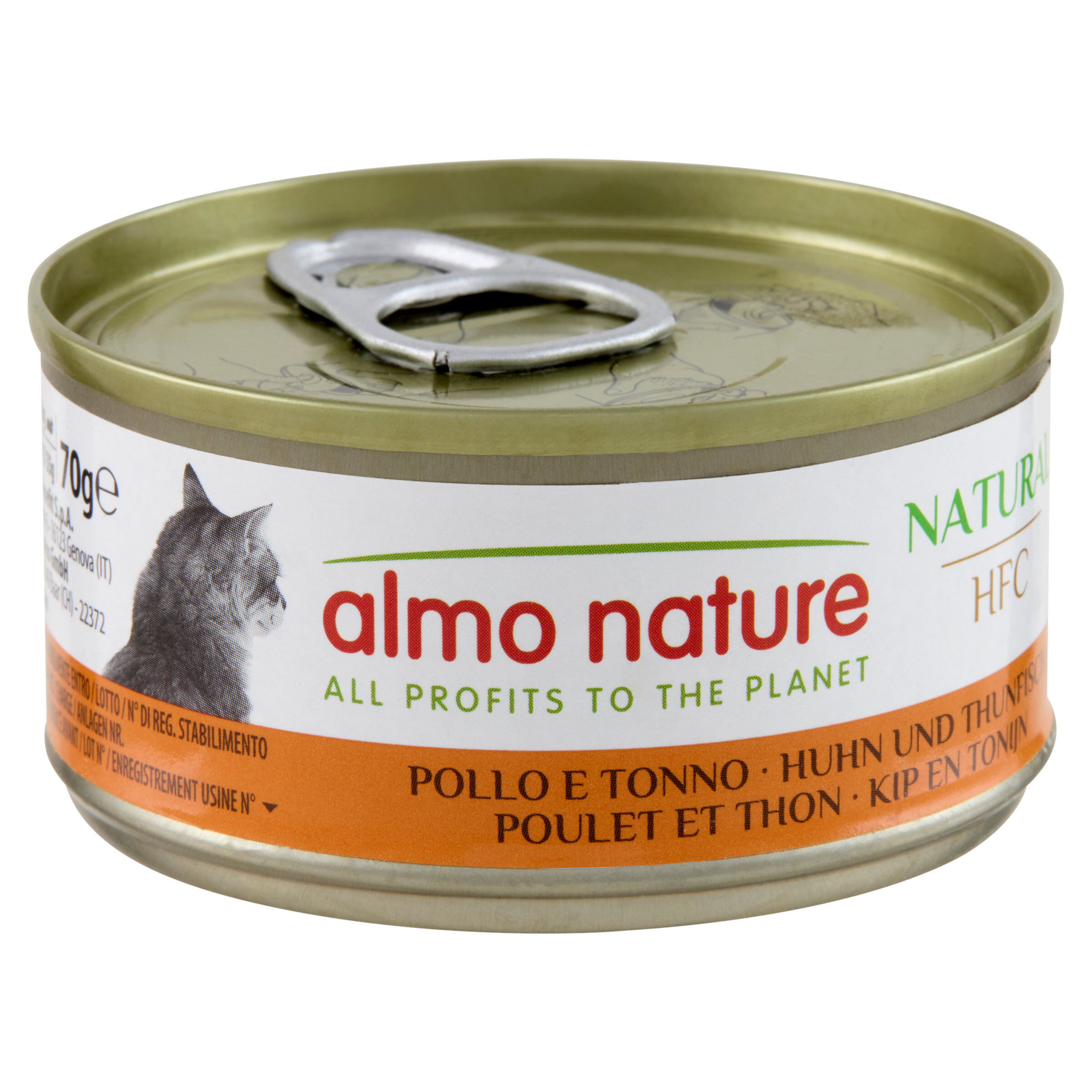 Almo Nature - P&acirc;t&eacute;e Hfc Natural Poulet Et Thon - 70g Image num&eacute;ro 1