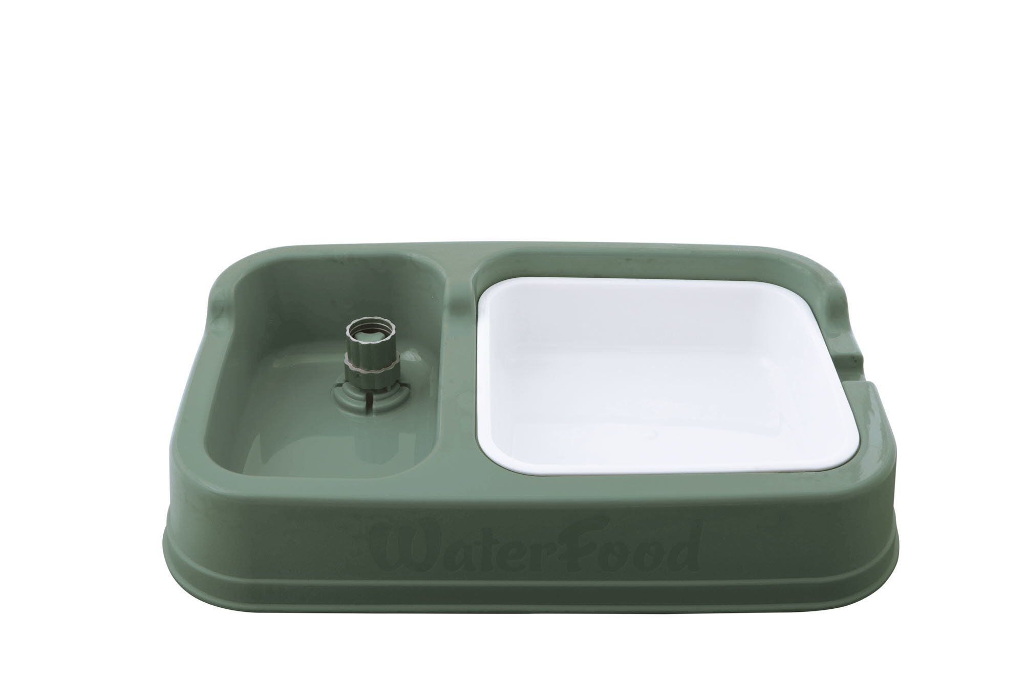 Animalis - Distributeur Eau/Croquettes pour Chien - Vert Image num&eacute;ro 1