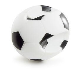 Martin Sellier - Jouet Balle Foot Poignée pour Chien - 10,5cm