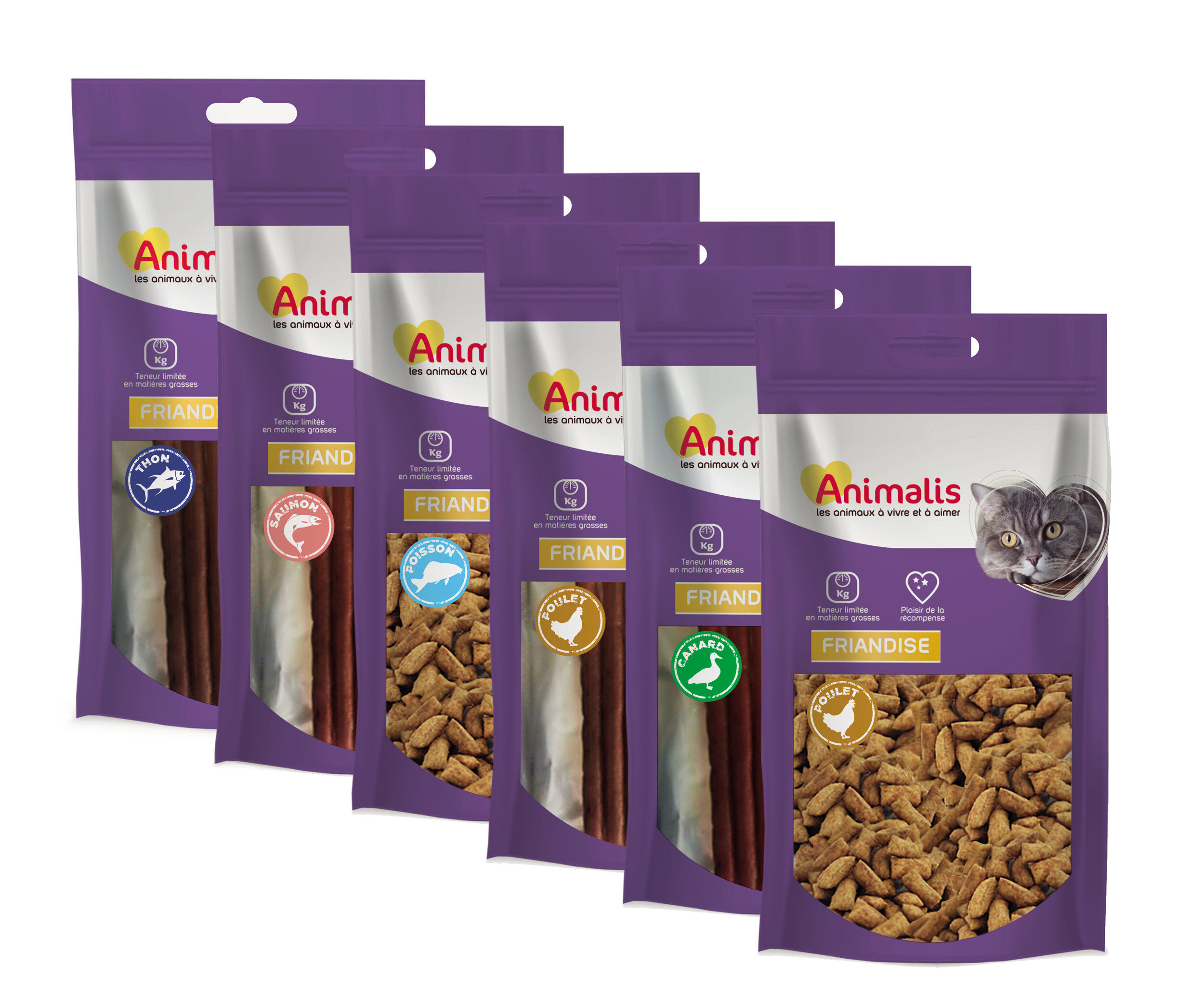 Animalis - Animalis Friandises Crunchy au Poisson pour Chat - 50g Image num&eacute;ro 2