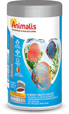 Animalis - Aliments Granulés pour Discus - 250ml