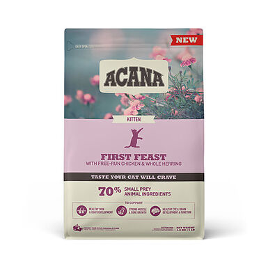 Acana - Croquettes Kitten First Feats Poulet et Harengs pour Chatons - 1,8Kg