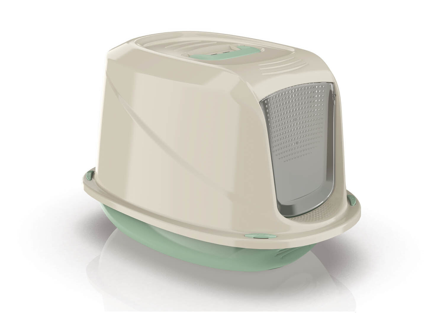 Animalis - Maison de Toilette Galaxy Vert pour Chat - 57cm Image num&eacute;ro 1