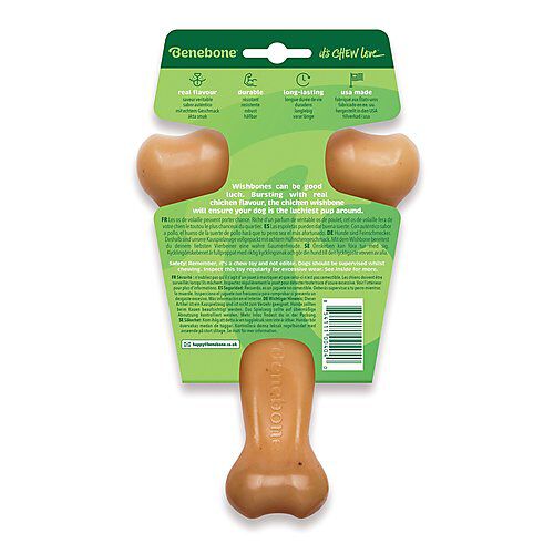 Benebone - Jouet Os A Macher Wishbone Poulet - M Image num&eacute;ro 2
