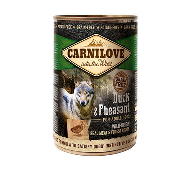 CARNILOVE CHIEN ADULT CANARD & FAISAN BOITE 400 GR