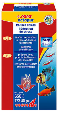 Sera - Réduction du Stress pour le Traitement des Maladies Ectopur pour Aquarium - 130g