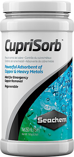Seachem - CupriSorb Adsorbant de Cuivre et M&eacute;taux pour Aquarium - 250ml Image num&eacute;ro 1