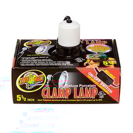 Zoomed - Réflecteur Ampoule Deluxe Porcelain Clamp Lamp pour Terrarium