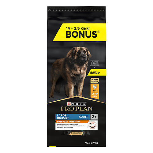 Pro Plan - Croquettes Large Robust Poulet pour Chien - 14 Kg + 2.5 Kg Gratuits Image num&eacute;ro 2