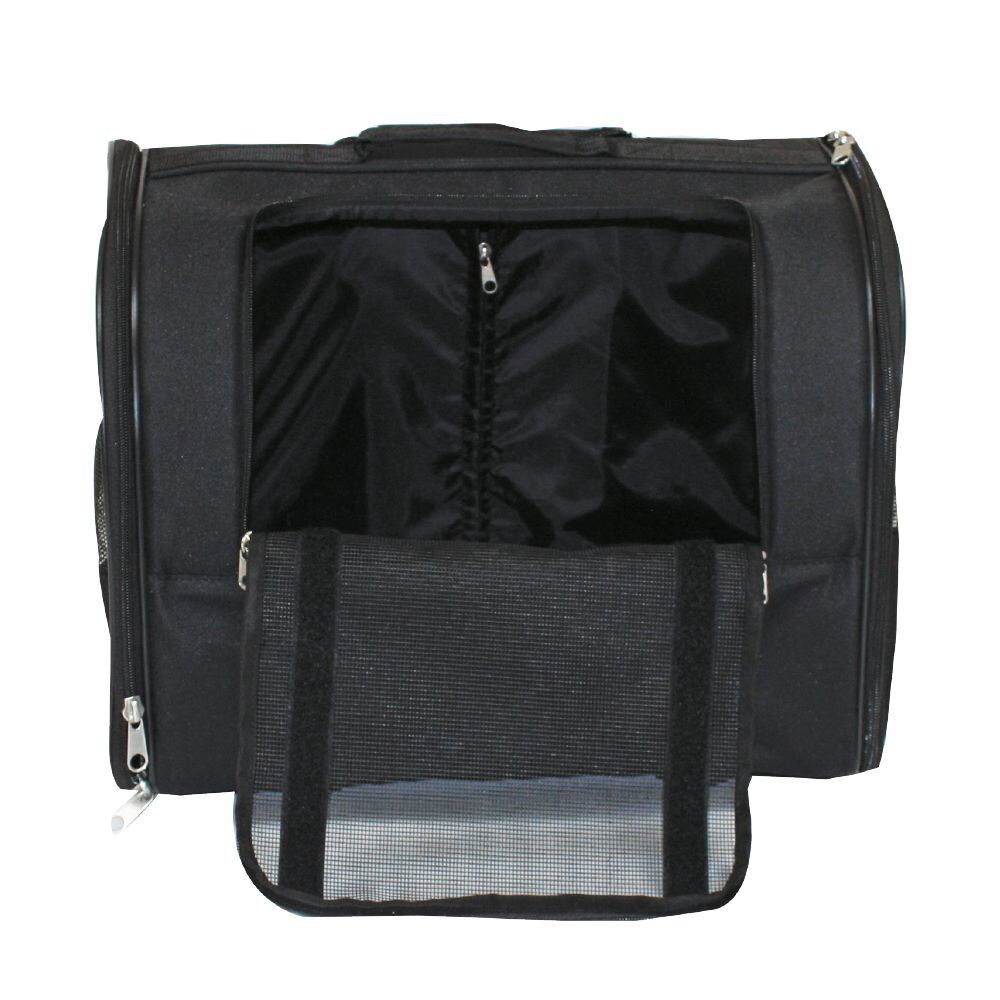 Croci - Sac de Transport Trolley Jolie Noir pour Chiens et Chats - 44x28x33cm Image num&eacute;ro 3