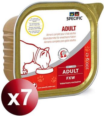 Dechra - Pâtée Adult Specific FXW pour Chats - 7x100g