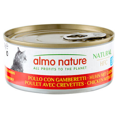 Almo Nature - Pâtée HFC Natural Poulet et Crevettes