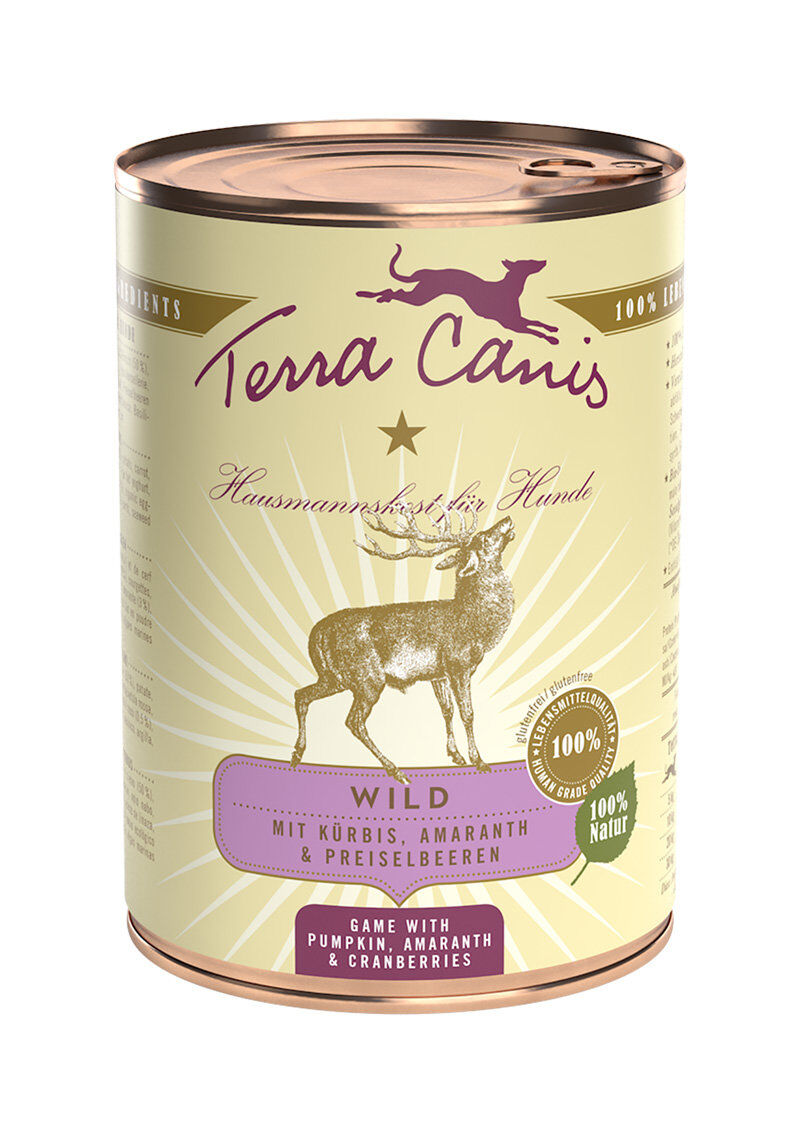 Terra Canis - Aliment Naturel Classic au Gibier pour Chiens - 400g Image num&eacute;ro 1