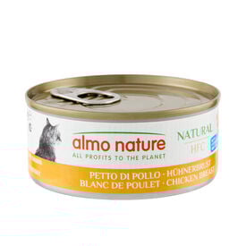 Almo Nature - P&acirc;t&eacute;e en Bo&icirc;te HFC Natural Blanc de Poulet pour Chat