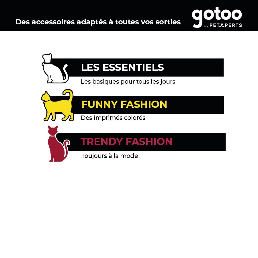 Gotoo - Collier pour Chats 1x21/30cm - Rose Image num&eacute;ro 4