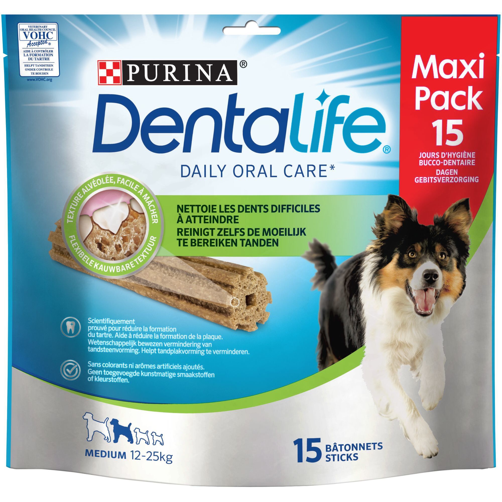 Dentalife - B&acirc;tonnets &agrave; M&acirc;cher Medium pour Chien - 345g Image num&eacute;ro 1