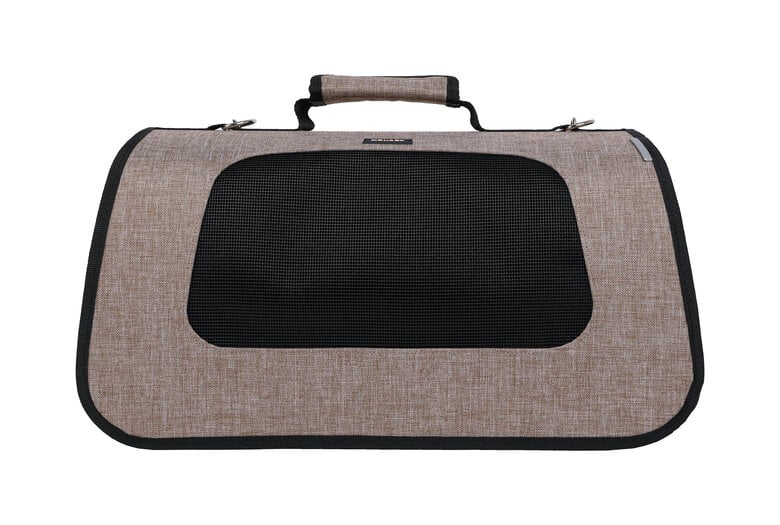 Wouapy - Sac de Transport Pliable Beige pour Chien - 49x27x26,5cm Image numéro 1 Wouapy - Sac de Transport Pliable Beige pour Chien - 49x27x26,5cm Image numéro 1