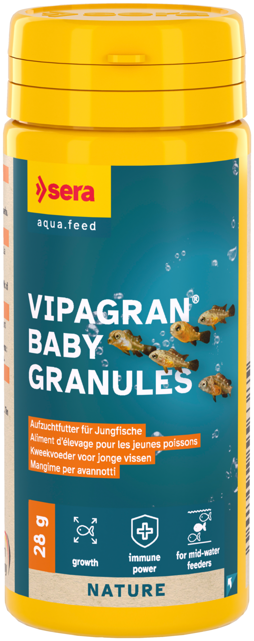 Sera - Aliment d'Elevage Vipagran Baby Granules - 28g/50ml Image num&eacute;ro 1