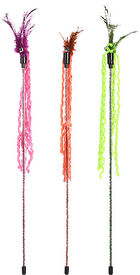 Flamingo - Jouet Canne à Pêche + Boucles pour Chats - 42cm