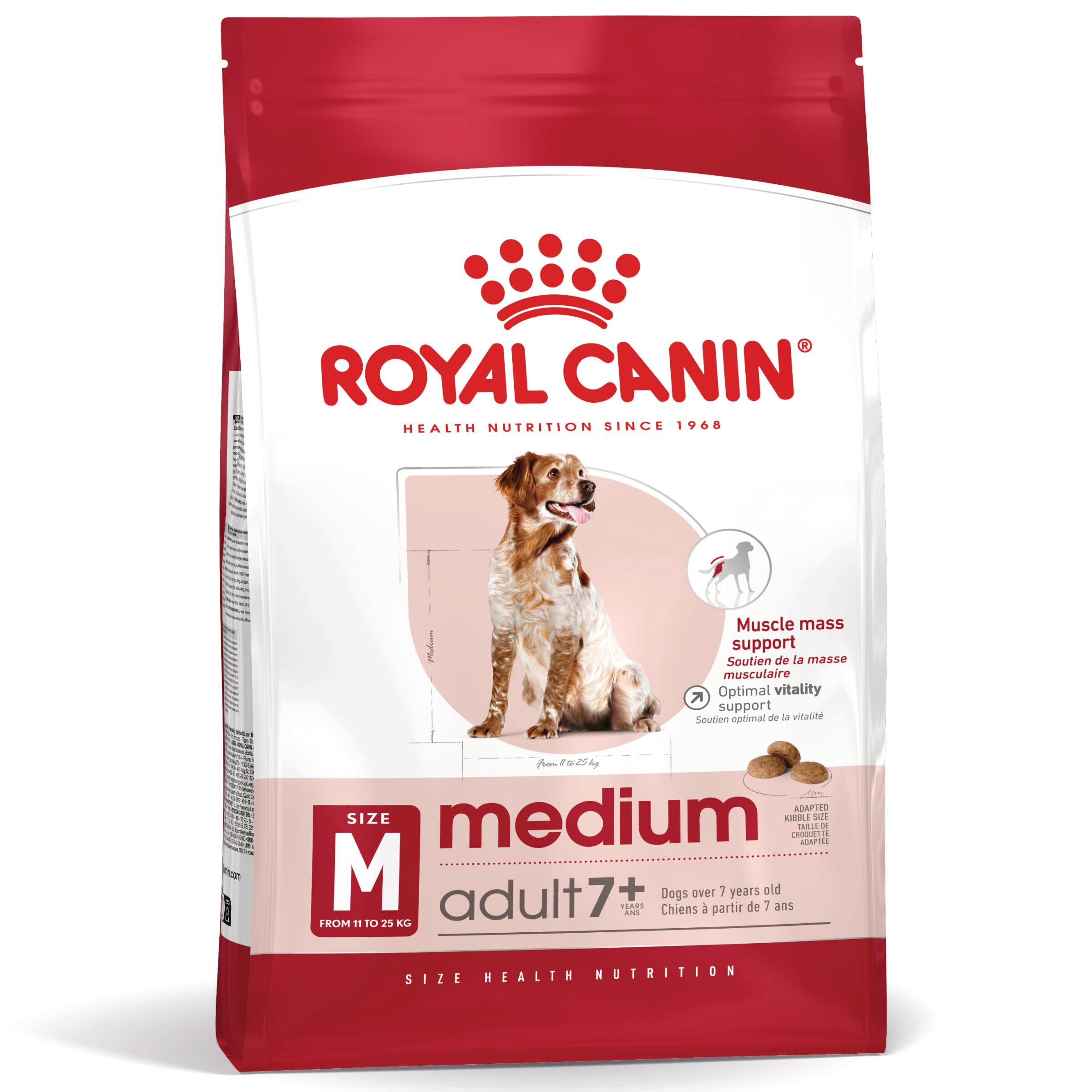 Royal Canin - Croquettes Medium Adulte 7+ pour Chien - 4Kg Image num&eacute;ro 1