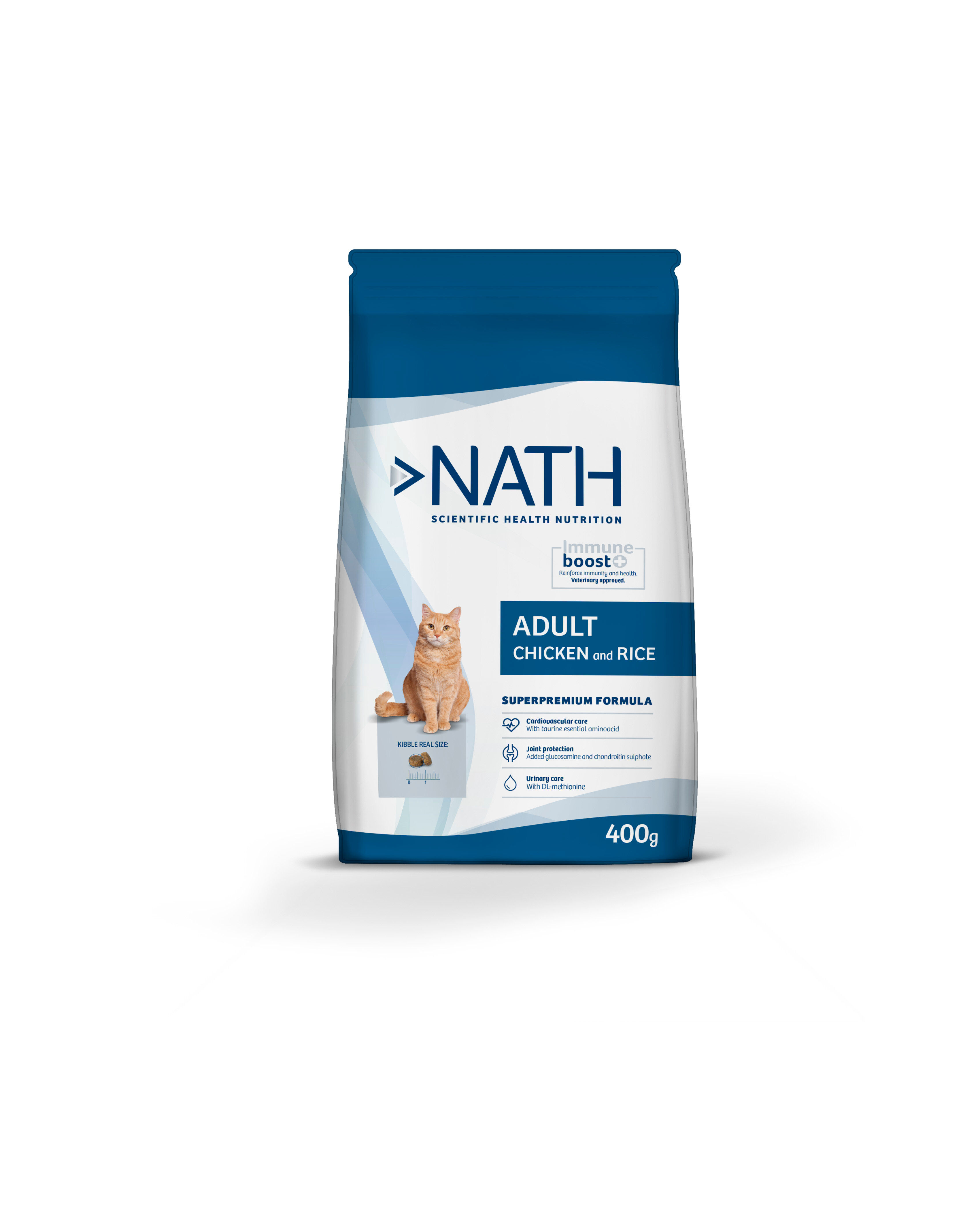 Nath - Croquettes Adult au Poulet et Riz pour Chats - 400g Image num&eacute;ro 1