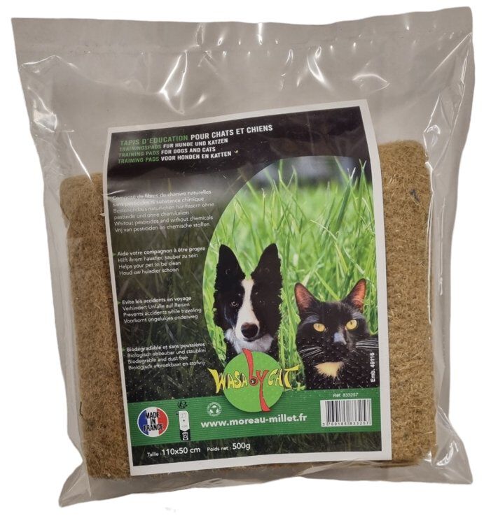 WasaByCat - Tapis de Chanvre d'&eacute;ducation Chien et chat - 110x50cm Image num&eacute;ro 1