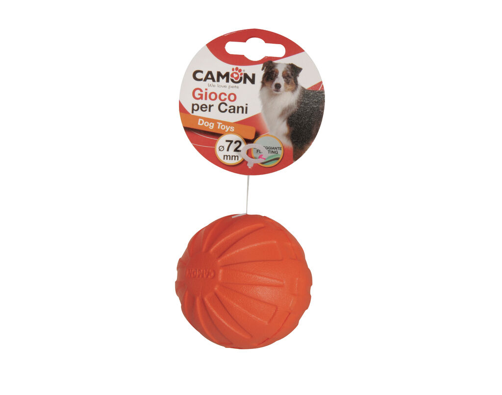 Camon - Jouet Balle Eva Orange pour Chiens - 7cm Image num&eacute;ro 2