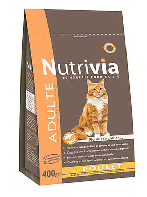 Nutrivia - Croquettes au Poulet pour Chat Adulte