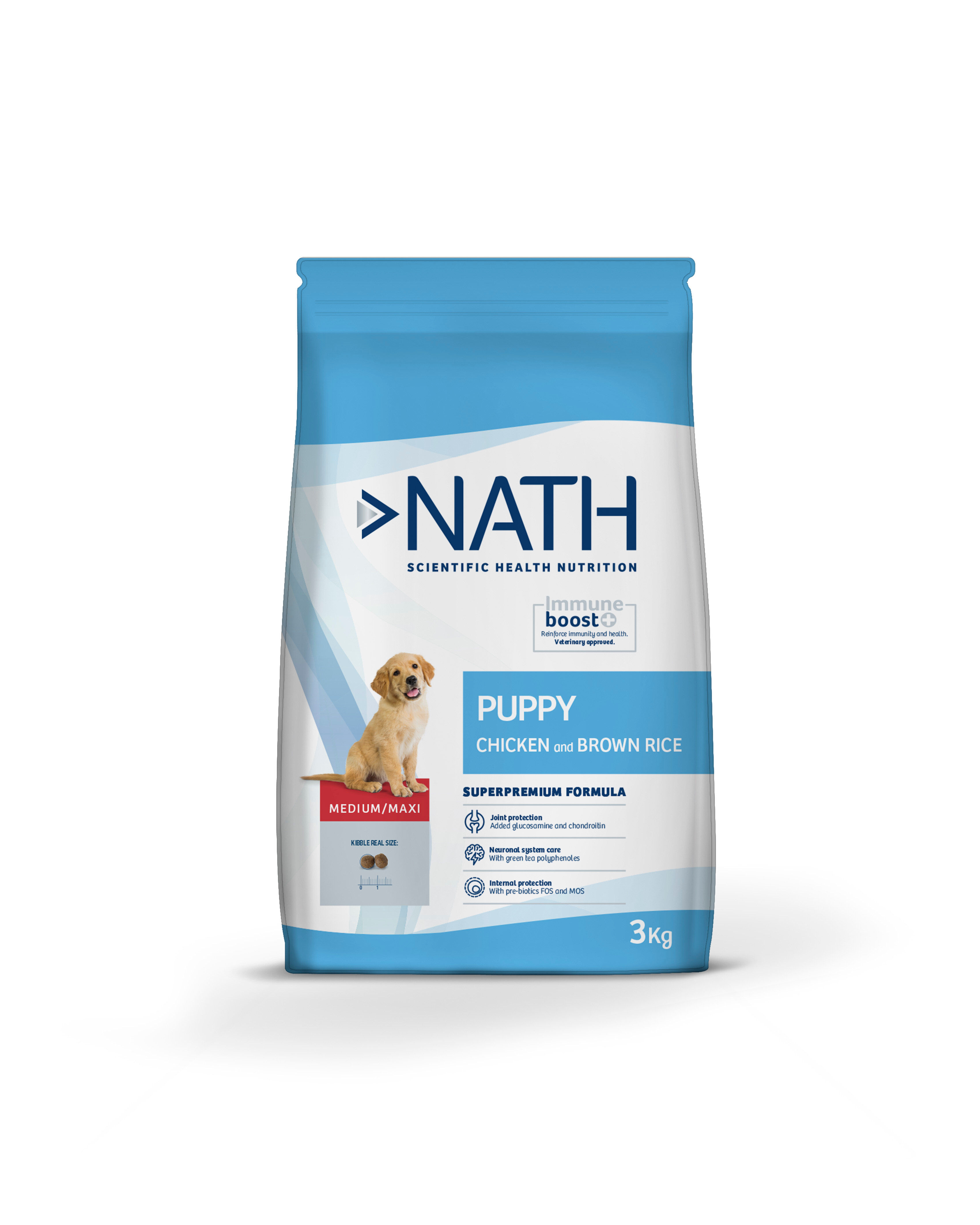 Nath - Croquettes Medium/Maxi Puppy au Poulet pour Chiot - 3Kg Image num&eacute;ro 2