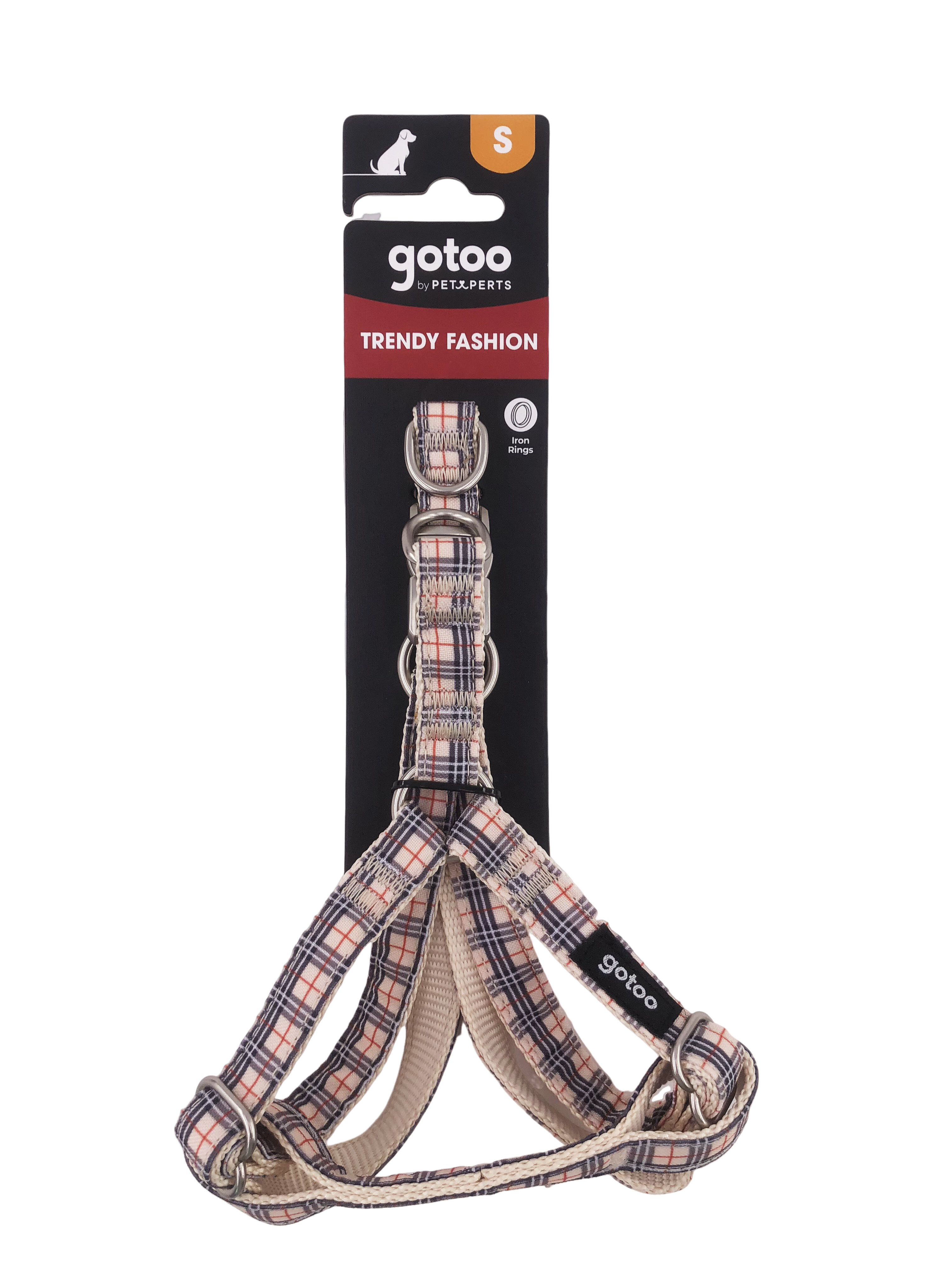 Gotoo - Harnais en Tartan Marron pour Chien - S Image num&eacute;ro 5