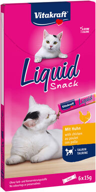 Vitakraft - Liquid snack chat taurin (6*15g)