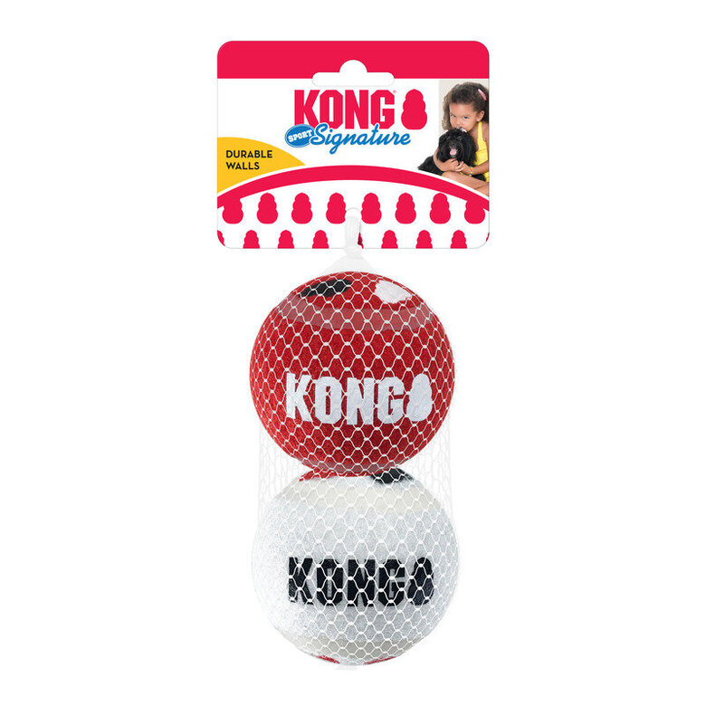 Kong - Jouet 2 Balles Sig Sport Balls pour Chien - L Image numéro 1 Kong - Jouet 2 Balles Sig Sport Balls pour Chien - L Image numéro 1