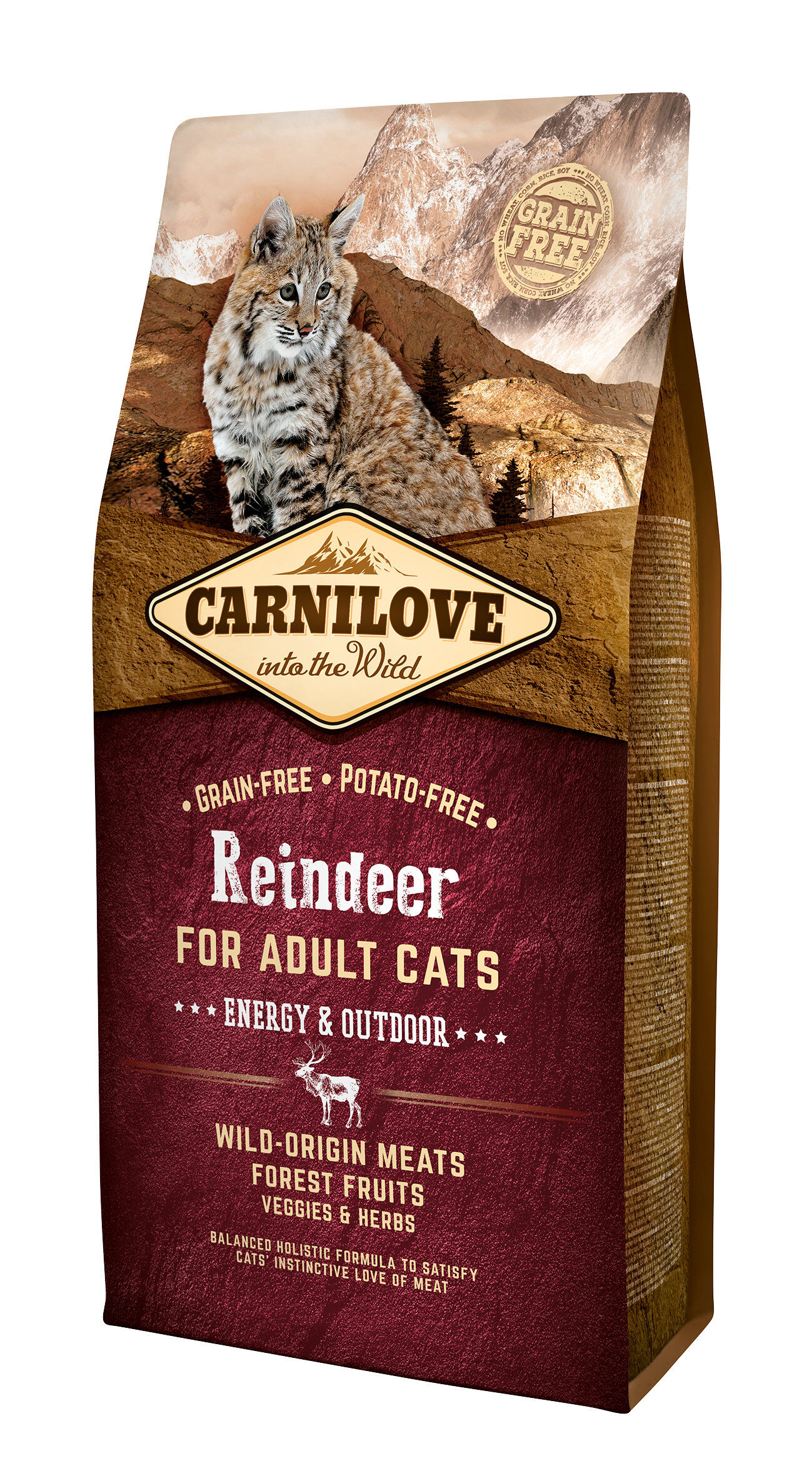 Carnilove - Adulte Energy & Outdoor Renne -  6kg Image num&eacute;ro 1