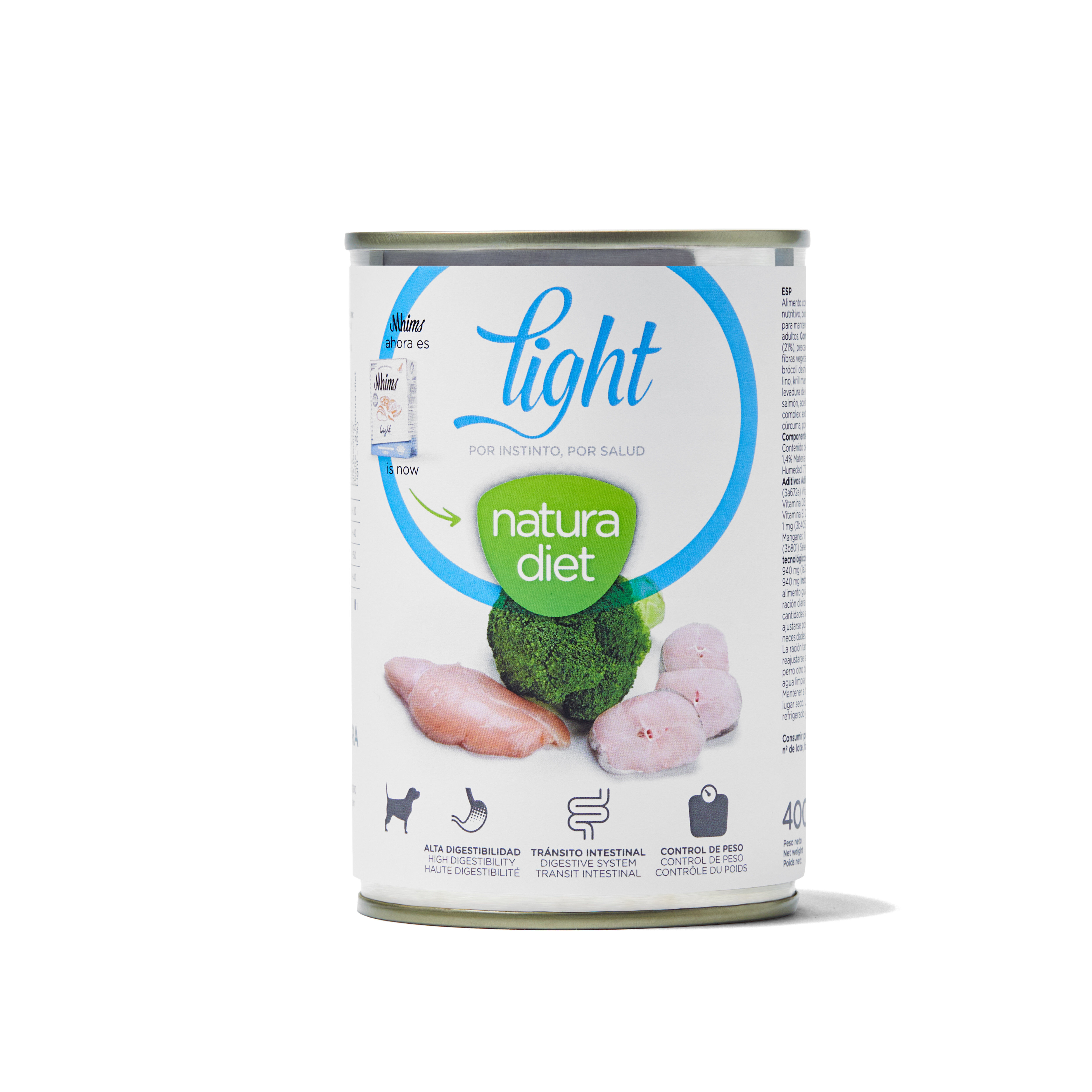 Natura Diet -  P&acirc;t&eacute;e Light Dinde Poisson Blanc pour Chiens - 400g Image num&eacute;ro 1