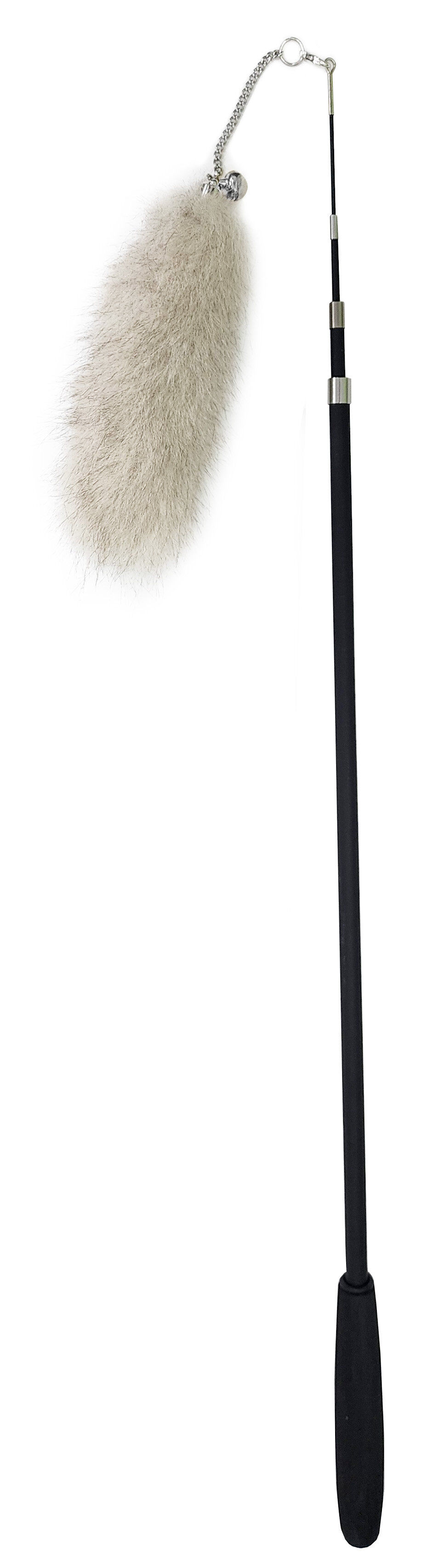 Anka - Canne T&eacute;l&eacute;scopique Fourrure + Grelot pour Chats - 82cm Image num&eacute;ro 1