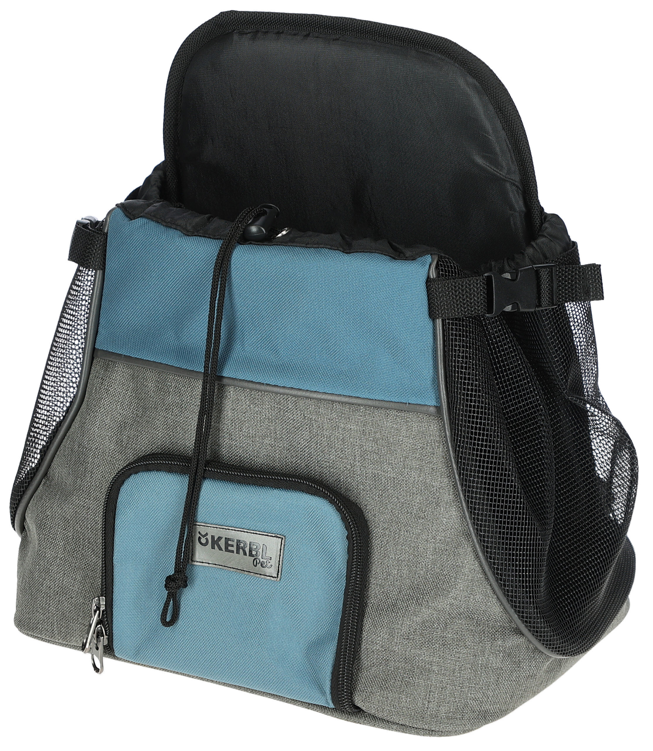 Kerbl - Sac Transport Avant Vacation gris/bleu - 31 x 24 x 38 cm Image num&eacute;ro 1