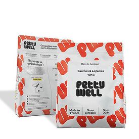 Petty Well - Croquettes Saumon sans Céréales pour grands Chiens - 12kg