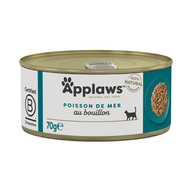 Applaws - Pâtée en Boîte aux Poissons de Mer pour Chat - 70g